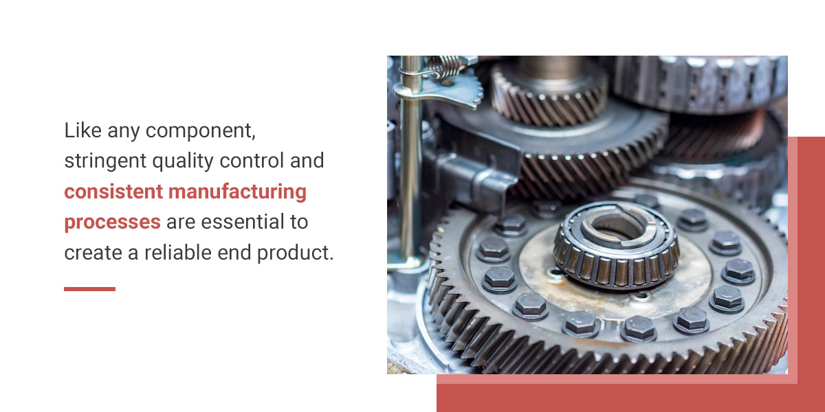 picture of gears and a quote